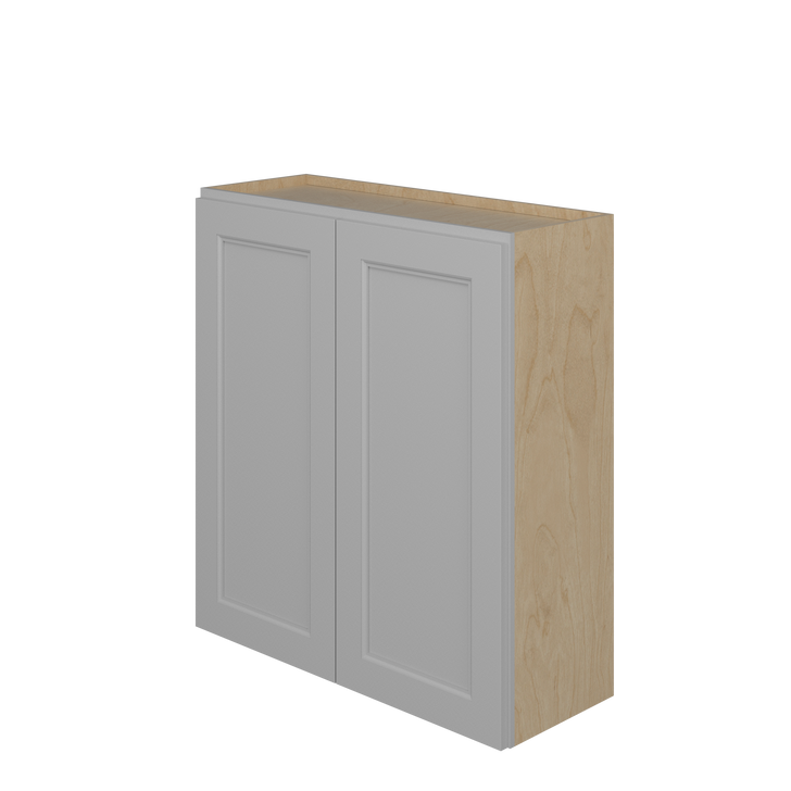ROCKINGHAM Ready to Assemble 33 in. W x 36 in. H x 12 in. D Plywood Wall Cabinet in Painted Stratus