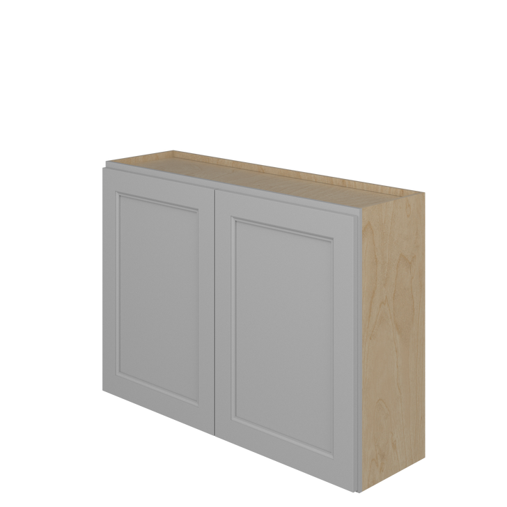 ROCKINGHAM Ready to Assemble 42 in. W x 30 in. H x 12 in. D Plywood Wall Cabinet in Painted Stratus