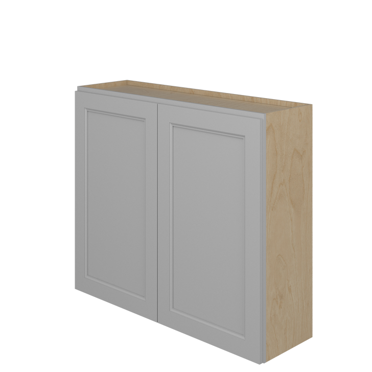 ROCKINGHAM Ready to Assemble 42 in. W x 36 in. H x 12 in. D Plywood Wall Cabinet in Painted Stratus