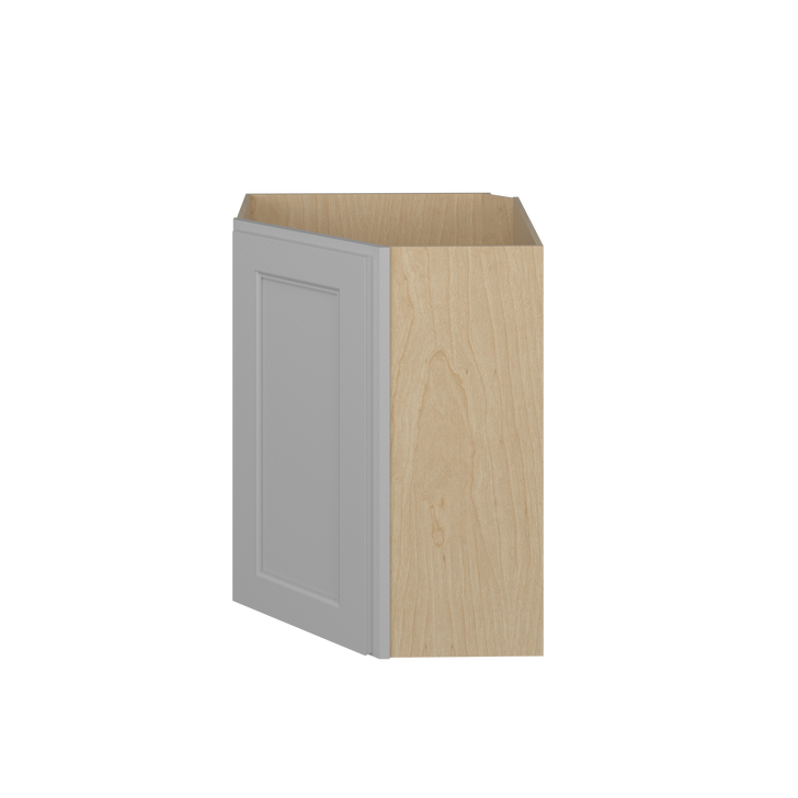 ROCKINGHAM Ready to Assemble 24 in. W x 30 in. H x 12 in. D Plywood Diagonal Corner Wall Cabinet in Painted Stratus