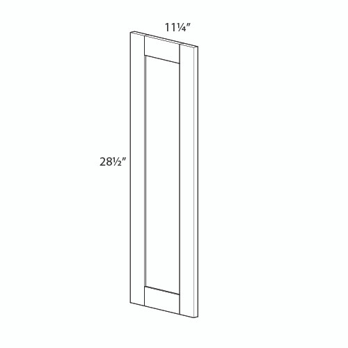 DAMASCUS 0.75 in. W x 29 in. H x 11.25 in. D Wall Decorative Door in French Vanilla
