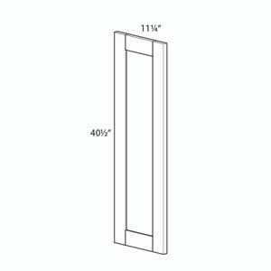 DAMASCUS 0.75 in. W x 41 in. H x 11.25 in. D Wall Decorative Door in French Vanilla