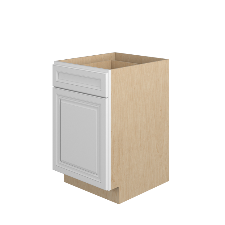 DAMASCUS Ready to Assemble 21 in. W x 34.5 in. H x 24 in. D Plywood Base Cabinet w/(2) Roll-out Trays in French Vanilla