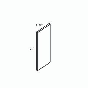 PORTSMOUTH 0.25 in. W x 24 in. H x 11.25 in. D Wall End Panel in Bordeaux
