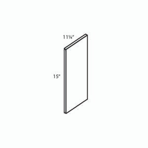 CHARLOTTE 0.25 in. W x 15 in. H x 11.25 in. D Wall End Panel in Bordeaux