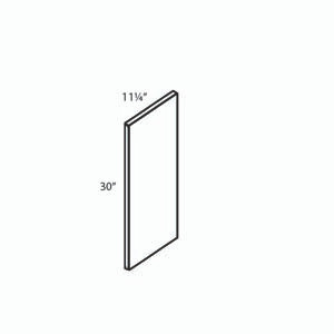 CHARLOTTE 0.25 in. W x 30 in. H x 11.25 in. D Wall End Panel in Bordeaux