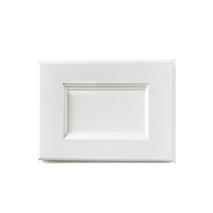 PEMBROKE 13 in. W x 13 in. H x 0.25 in. D Door Sample in Painted White