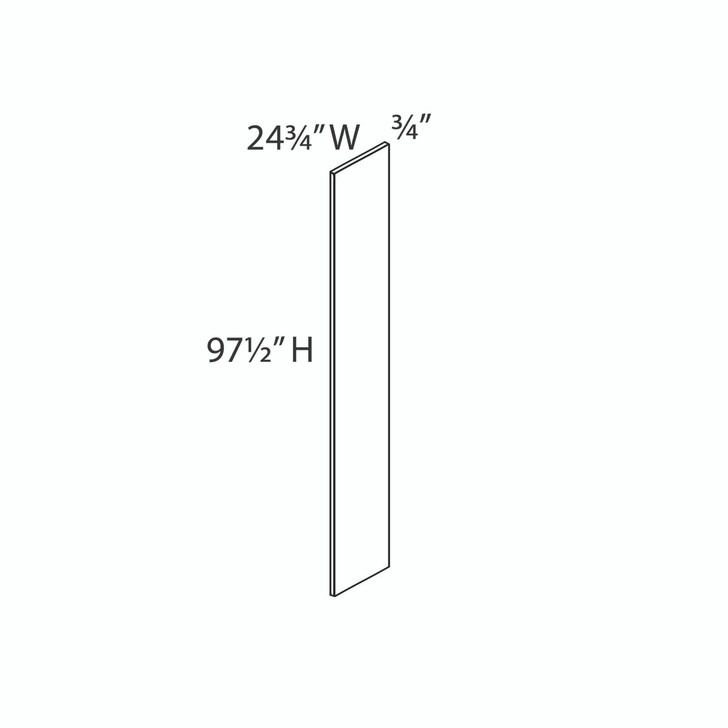 Euro Max Saratoga TEP96 Tall End Panel