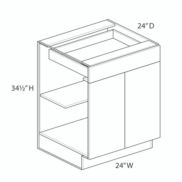 Euro Max Ithaca B24B Base Cabinet