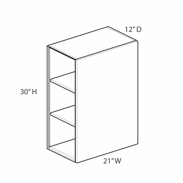 Euro Max Ithaca W2130 Wall Cabinet