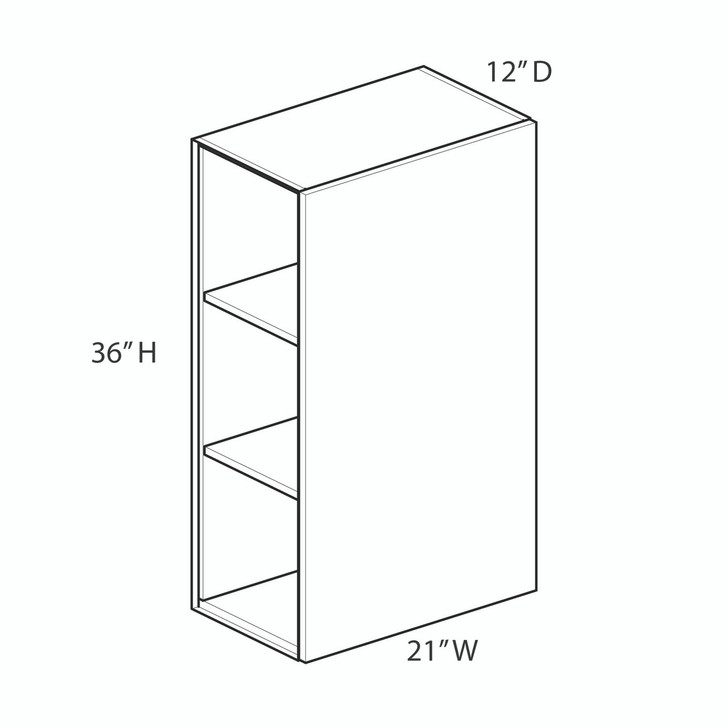 Euro Max Ithaca W2136 Wall Cabinet