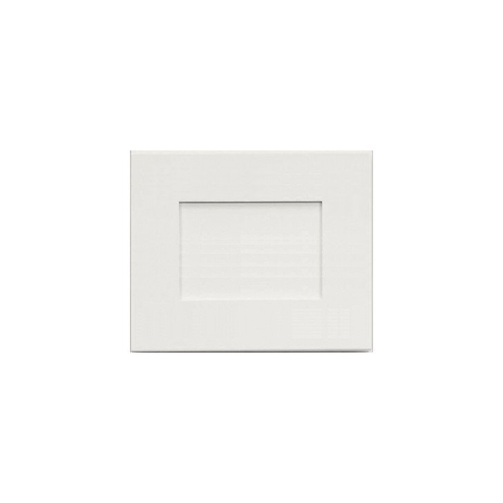 Westport 13 in. W x 13 in. H x 0.25 in. D Door Sample in Painted White