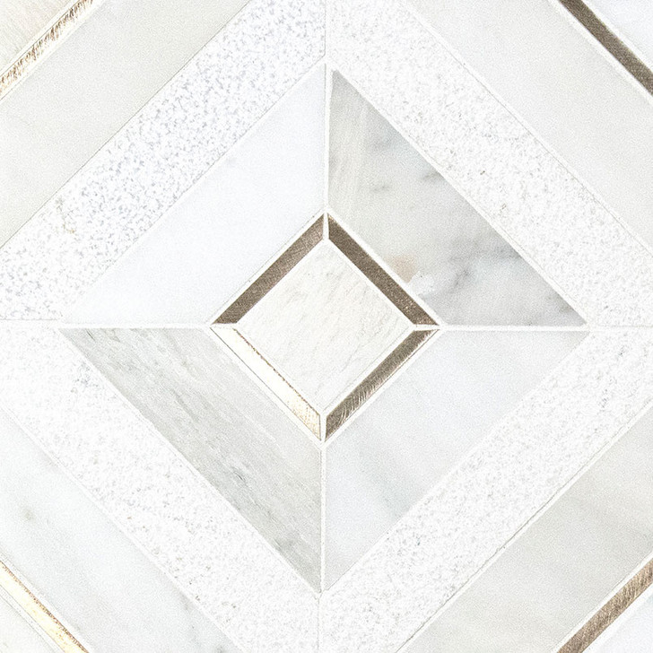 SMOT-SMTL-VERGOL8MM - VERONA GOLD PATTERN - BOX of 10 (9.8 Sqft Per Box )