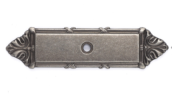 BP82908142 - Pewter Traditional Metal Backplate for Knob - 8290