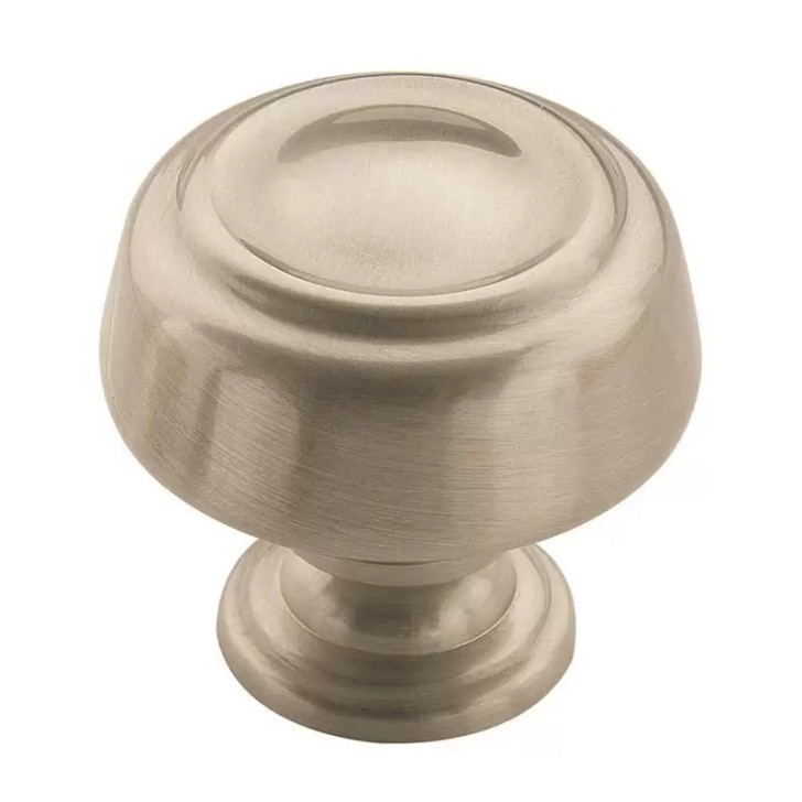 BP538072G10 - Kane Collection 1 1/2-inch (38 mm) Satin Nickel Finish Knob