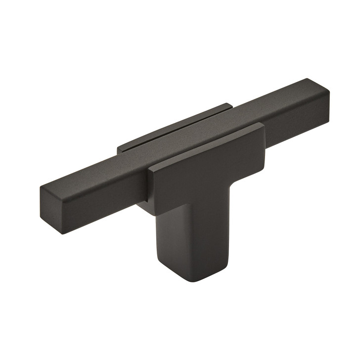 BP67MBMB - Urbanite Collection 1 3/16-inch (30 mm) Matte Black/Matte Black Finish Knob