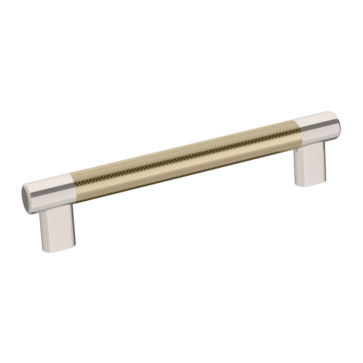 BP36559PNBBZ - Esquire Collection 1 1/2-inch (38 mm) Polished Nickel/Golden Champagne Finish Pull