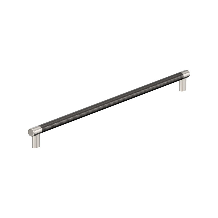 BP54042PNGM - Esquire Collection 1 7/8-inch (48 mm) Polished Nickel/Gunmetal Finish Appliance Pull