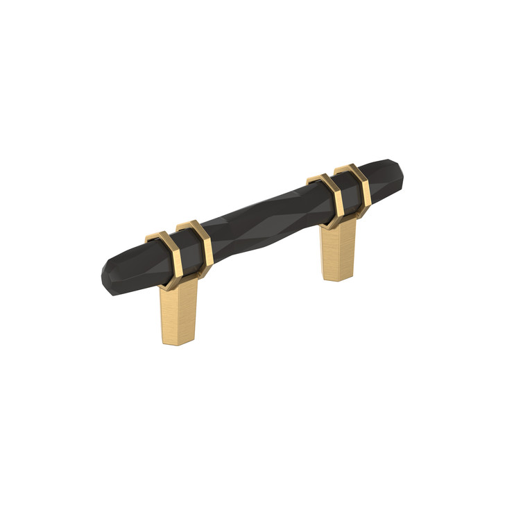 BP36639BBRCZ - London Collection 1 7/16-inch (37 mm) Black Bronze/Champagne Bronze Finish Pull