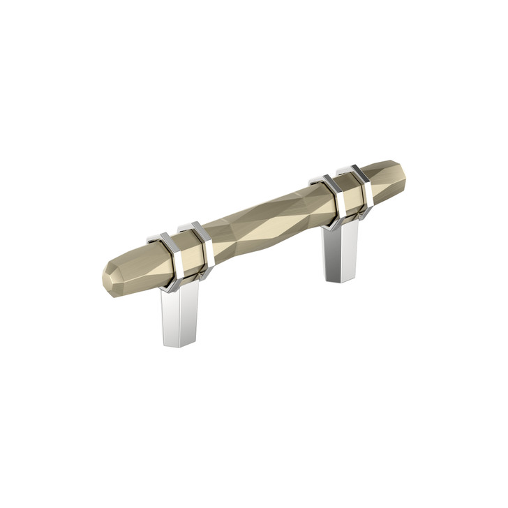 BP36639BBZ26 - London Collection 1 7/16-inch (37 mm) Golden Champagne/Polished Chrome Finish Pull