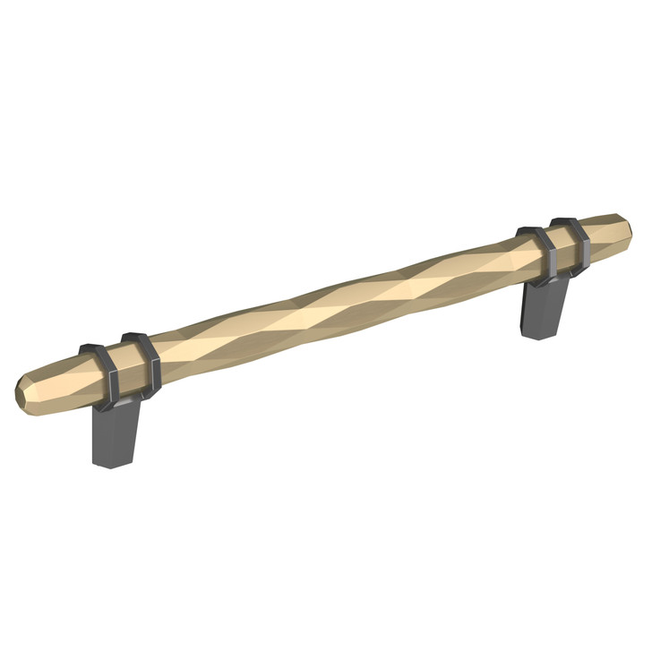 BP36650BBZBCR - London Collection 1 9/16-inch (40 mm) Golden Champagne/Black Chrome Finish Pull