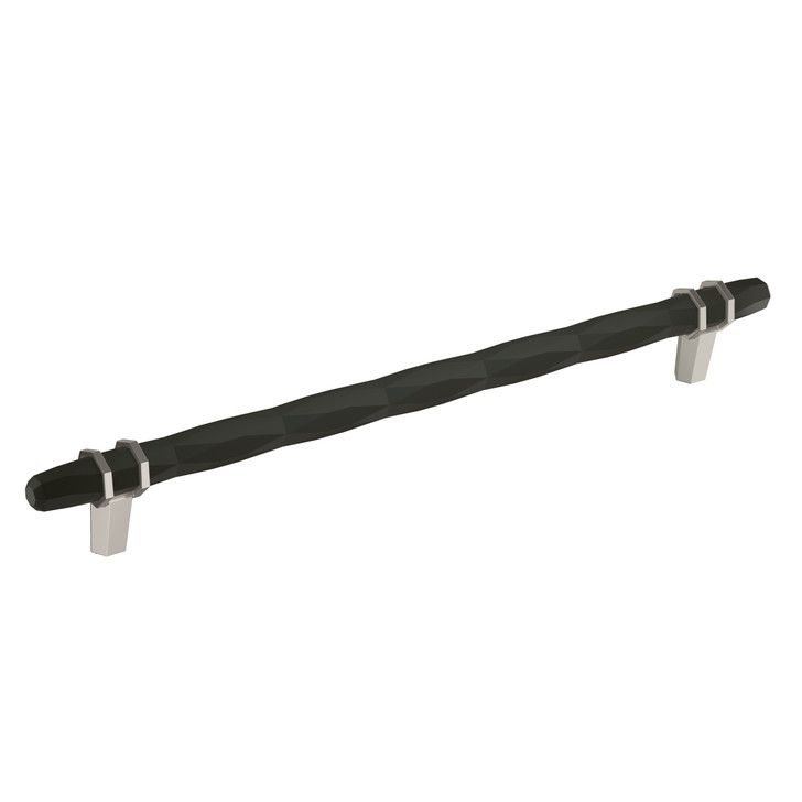 BP36664BBRG10 - London Collection 1 9/16-inch (40 mm) Black Bronze/Satin Nickel Finish Pull