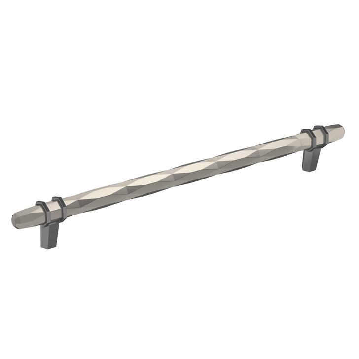 BP36664G10BCR - London Collection 1 9/16-inch (40 mm) Satin Nickel/Black Chrome Finish Pull