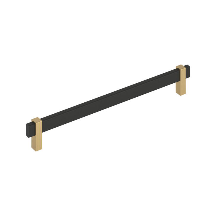BP36726MBCZ - Mulino Collection 1 9/16-inch (40 mm) Matte Black/Champagne Bronze Finish Pull