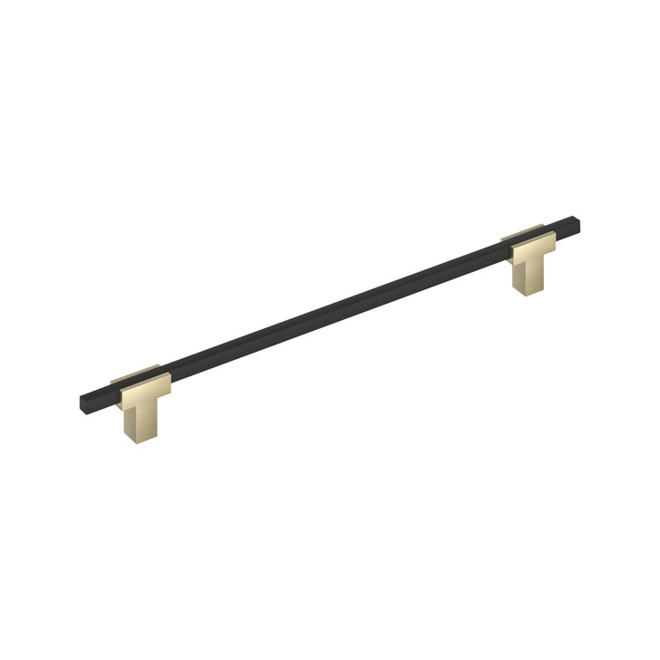BP778256BBZMB - Urbanite Collection 1 3/16-inch (30 mm) Golden Champagne/Matte Black Finish Pull