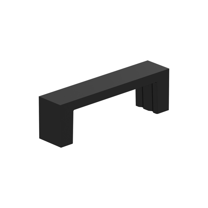 BP37150MB - Augment Collection 1-inch (25 mm) Matte Black Finish Pull