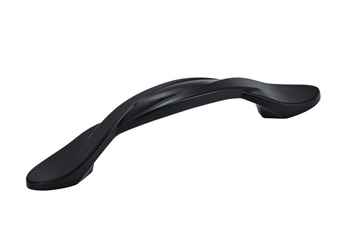 BP21171FB - Intertwine Collection 15/16-inch (24 mm) Matte Black Finish Pull