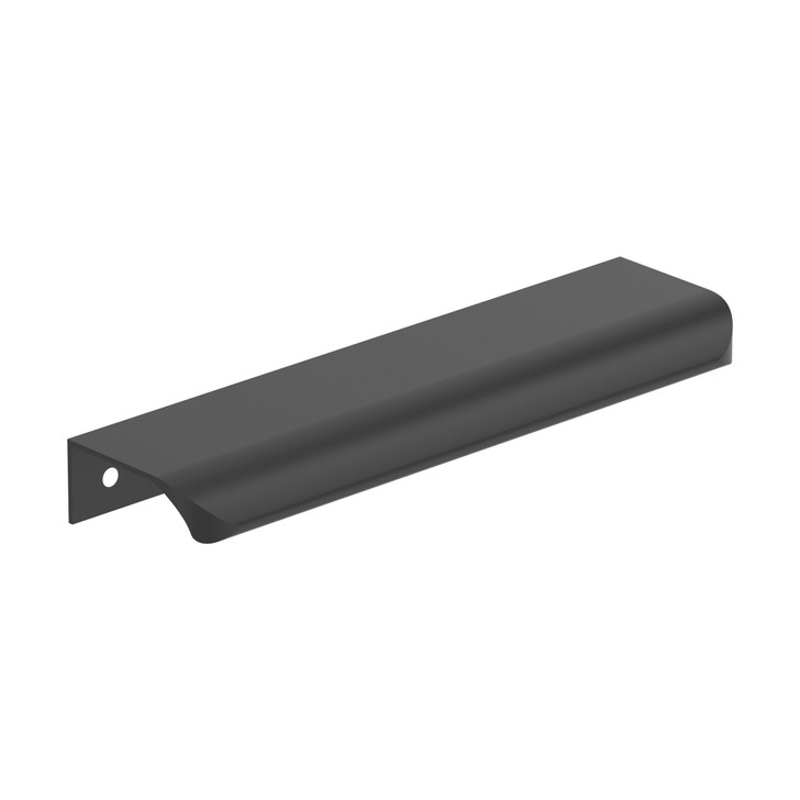 BP37204MB - Streamline Tab Collection 1 5/8-inch (41 mm) Matte Black Finish Edge Pull