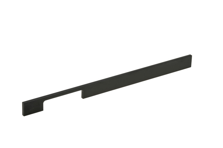BP720320900 - Matte Black Modern Aluminum Pull - 720
