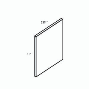 AMHERST Shaker 0.25 in. W x 15 in. H x 23.25 in. D in Walnut Wall End Panel