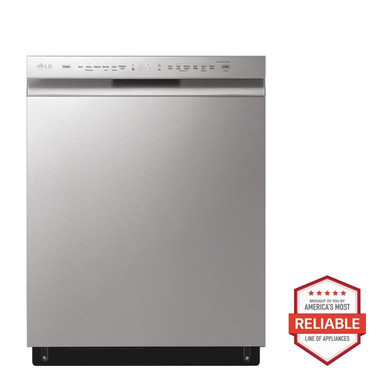 LDFN4542S - LG Front Control Dishwasher with QuadWash, Stainless Steel
