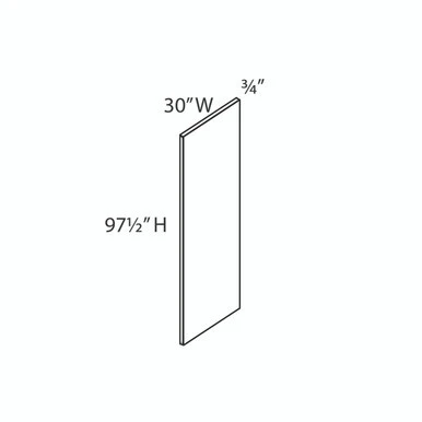 Euro Max GRAMERCY UREP96 UREP96 (30" W X 96" H X 3/4" T)