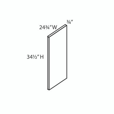 Euro Value GRAMERCY B BEP (24-7/8" W X 34-1/2" H X 3/4" T)