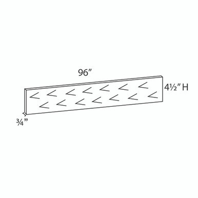 Euro Value GRAMERCY C TK8 (4-1/2" W X 96" H X 3/4" T)