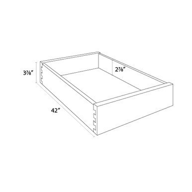 Euro Value Gramercy Shaker Roll-out Tray Box for Frameless B42