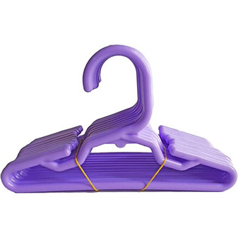 Purple Doll Clothes Hangers