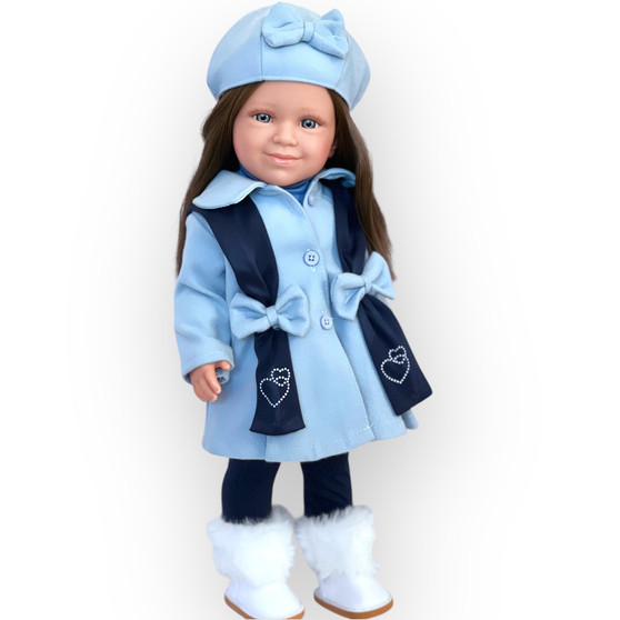 Meet Brooke: The 18-Inch Doll with a Passion for Blue