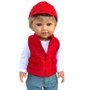Carter 18 Inch Fashion Doll – All Vinyl, Blonde Hair, Blue Eyes-