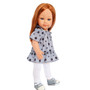 18 Inch Doll Clothes- Grey Starry Tunic Set