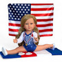 Gymnastics Outfit for 18 Inch Kennedy and Friends Dolls- Free Shipping Included