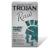 Trojan RAW Pure Feel Non Latex Condoms | Buy Trojan Condoms online from CondomDepot.com