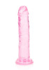 Crystal Straight Realistic Dildo Pink | Strap on dildos from Condom Depot