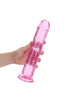 Crystal Straight Realistic Dildo Pink | Strap on dildos from Condom Depot