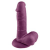 Vibrant Colors Pro Sensual Dildo 6 inch Plum | Realistic Dildos from Condom Depot