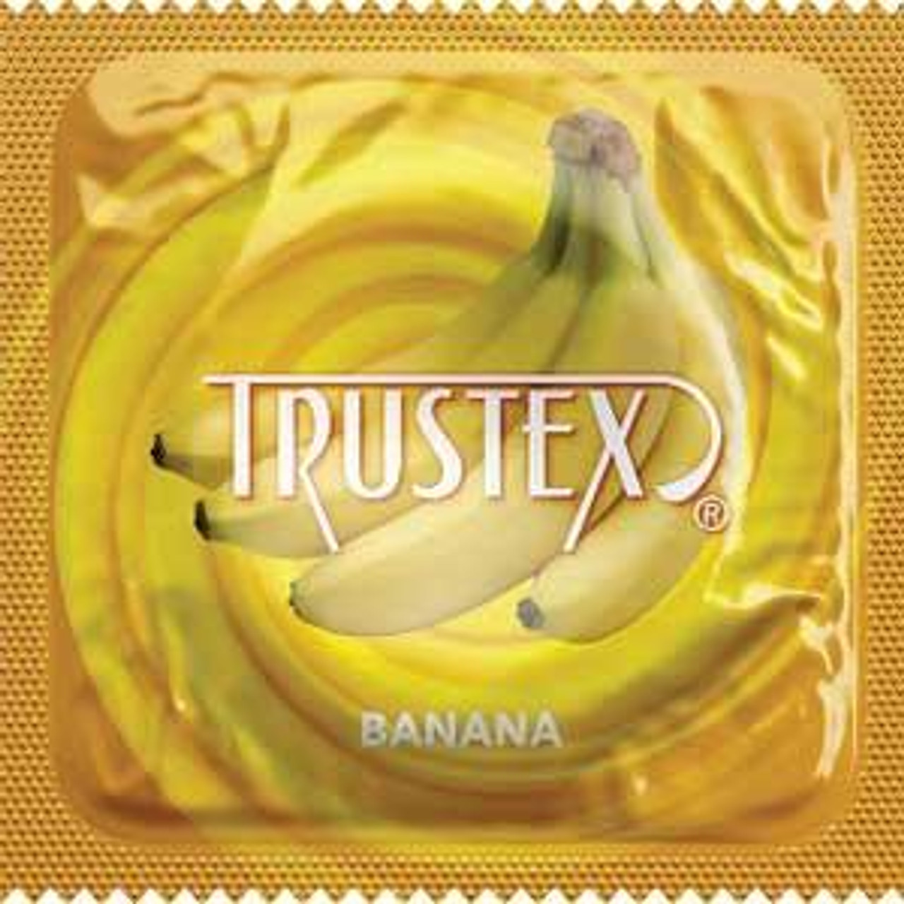 Trustex Banana Flavor Condoms | - Buy Trustex Condoms Online at CondomDepot.com