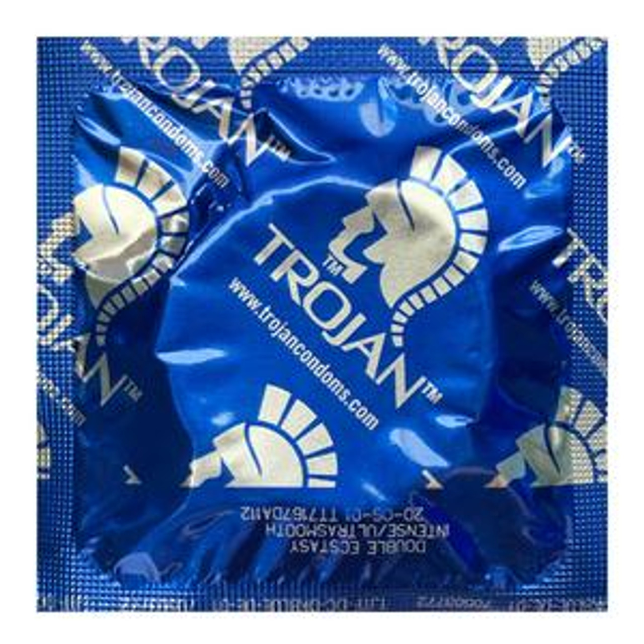 Trojan Double Ecstasy Condoms | Buy Trojan Condoms online from CondomDepot.com